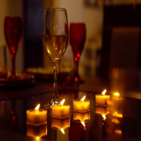 Intimate Dinner Candlelight Set
