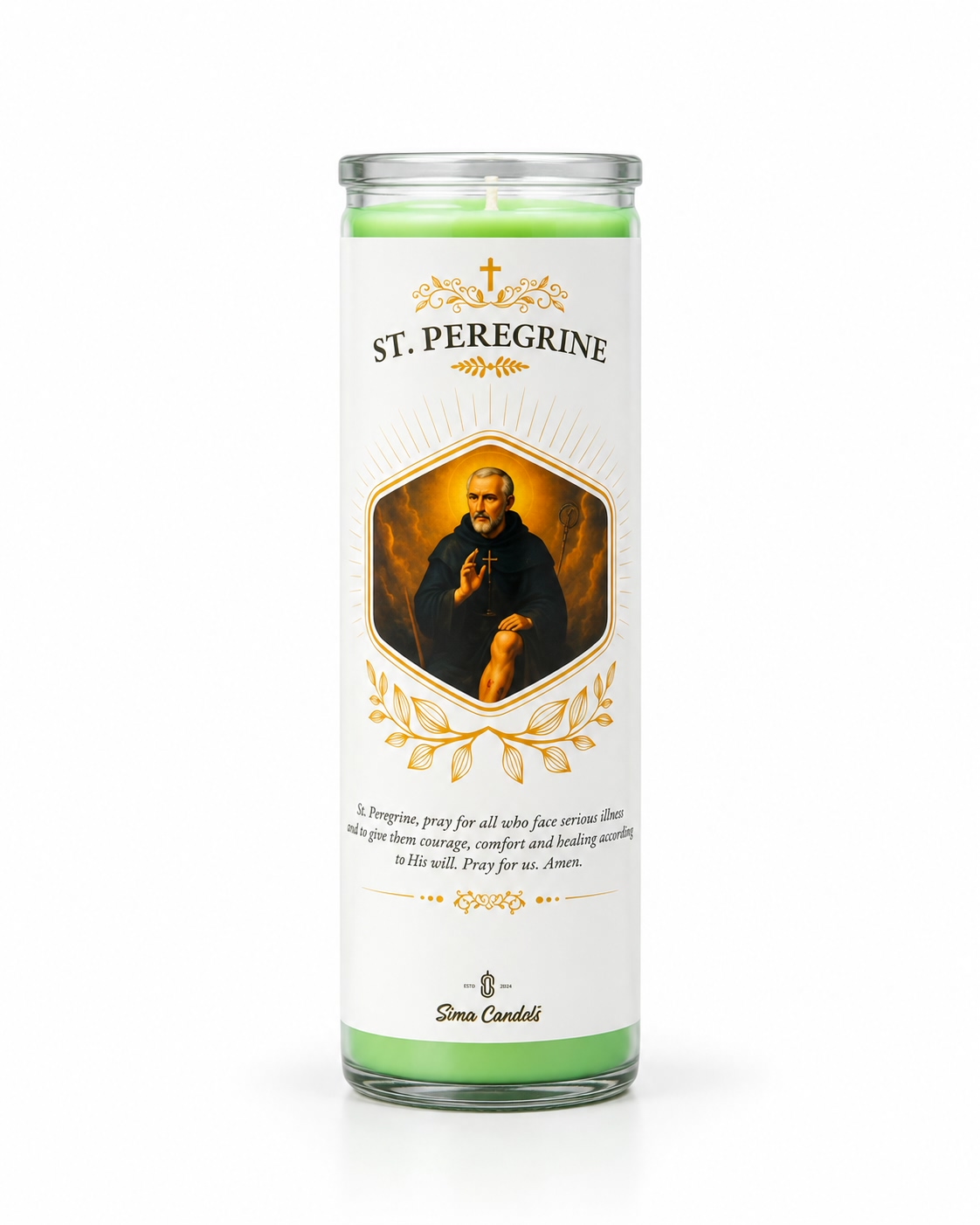 Saint Peregrine Candle