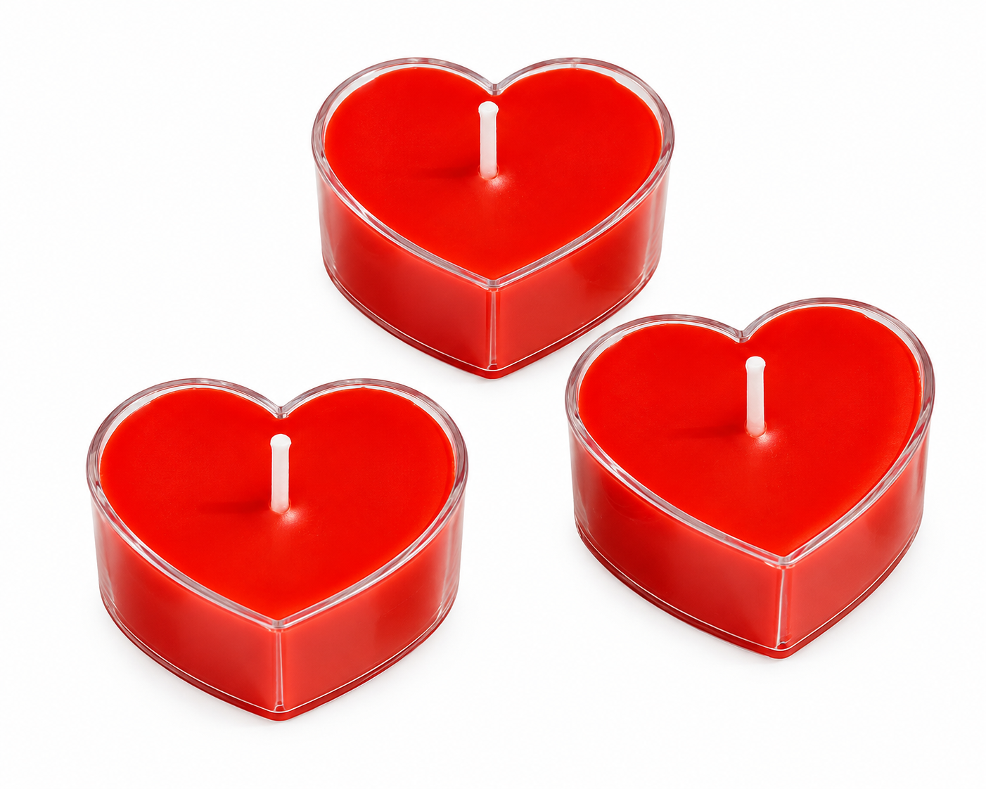 Red Heart Candle
