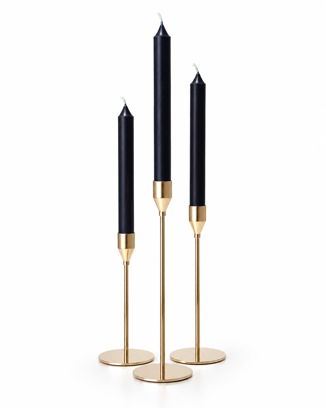 Black Pillar Candle