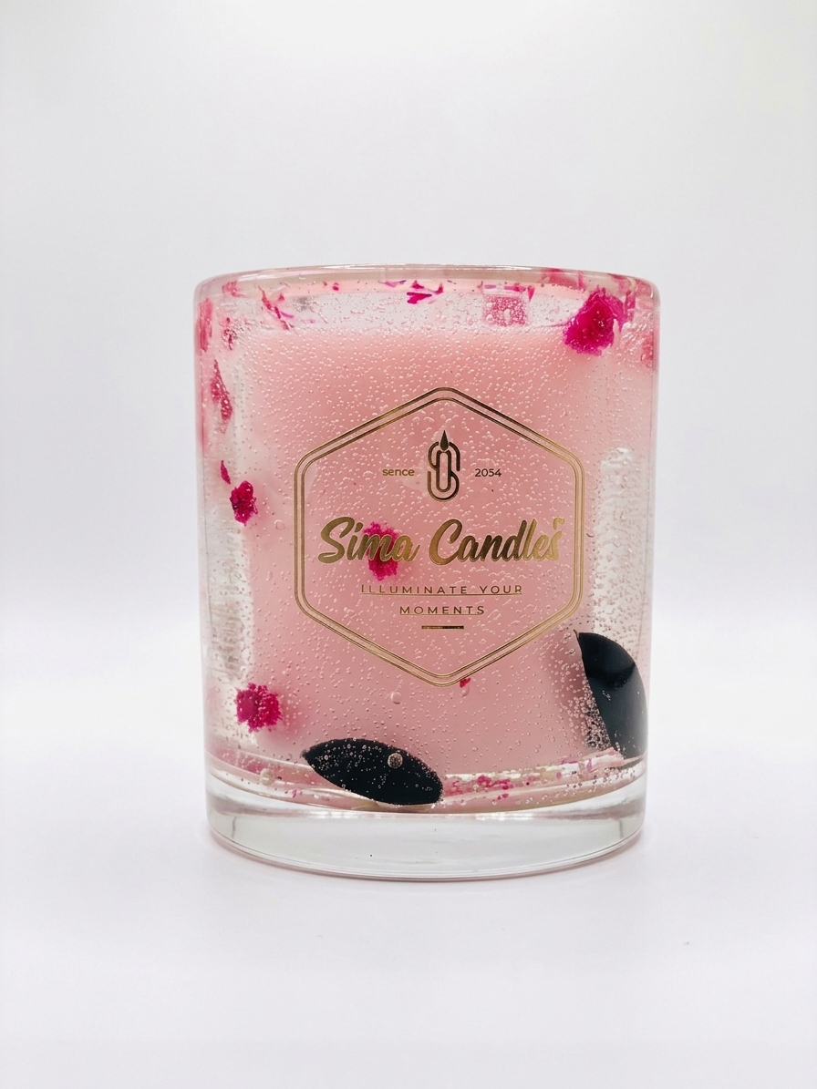 Lily scented candle